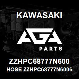 ZZHPC68777N600 Kawasaki HOSE ZZHPC68777N60060 | AGA Parts