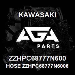 ZZHPC68777N600 Kawasaki HOSE ZZHPC68777N60060 | AGA Parts
