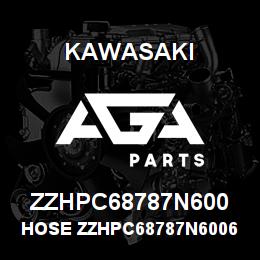 ZZHPC68787N600 Kawasaki HOSE ZZHPC68787N60060090 | AGA Parts