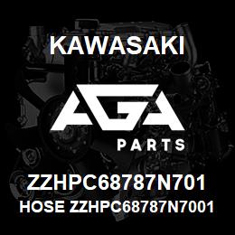 ZZHPC68787N701 Kawasaki HOSE ZZHPC68787N7001090 | AGA Parts