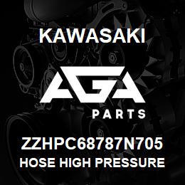 ZZHPC68787N705 Kawasaki HOSE HIGH PRESSURE | AGA Parts