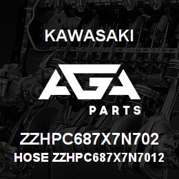 ZZHPC687X7N702 Kawasaki HOSE ZZHPC687X7N70125090 | AGA Parts