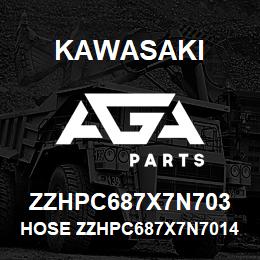 ZZHPC687X7N703 Kawasaki HOSE ZZHPC687X7N70145180 | AGA Parts