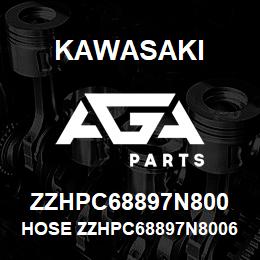 ZZHPC68897N800 Kawasaki HOSE ZZHPC68897N80065 | AGA Parts