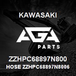 ZZHPC68897N800 Kawasaki HOSE ZZHPC68897N80065 | AGA Parts