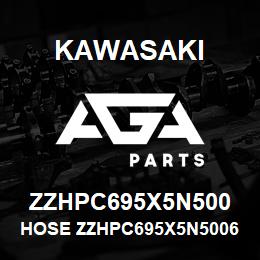 ZZHPC695X5N500 Kawasaki HOSE ZZHPC695X5N50062270 | AGA Parts