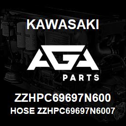 ZZHPC69697N600 Kawasaki HOSE ZZHPC69697N60070180 | AGA Parts