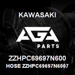 ZZHPC69697N600 Kawasaki HOSE ZZHPC69697N60070180 | AGA Parts