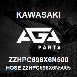 ZZHPC696X6N500 Kawasaki HOSE ZZHPC696X6N50059150 | AGA Parts
