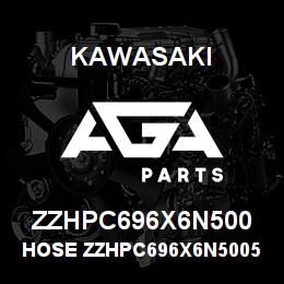 ZZHPC696X6N500 Kawasaki HOSE ZZHPC696X6N50059150 | AGA Parts