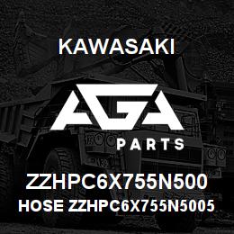 ZZHPC6X755N500 Kawasaki HOSE ZZHPC6X755N50058 | AGA Parts
