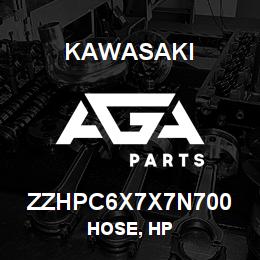 ZZHPC6X7X7N700 Kawasaki HOSE, HP | AGA Parts
