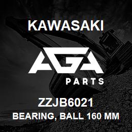 ZZJB6021 Kawasaki BEARING, BALL 160 MM. | AGA Parts