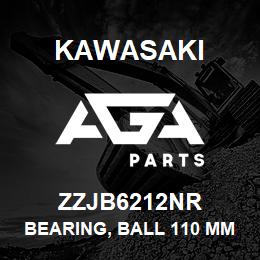 ZZJB6212NR Kawasaki BEARING, BALL 110 MM. | AGA Parts