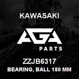 ZZJB6317 Kawasaki BEARING, BALL 180 MM. | AGA Parts