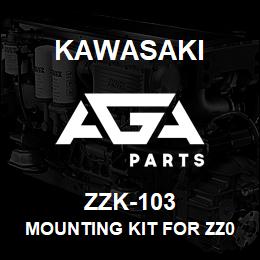 ZZK-103 Kawasaki MOUNTING KIT FOR ZZ001260 T/C | AGA Parts