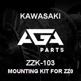 ZZK-103 Kawasaki MOUNTING KIT FOR ZZ001260 T/C | AGA Parts