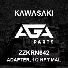 ZZKRN642 Kawasaki ADAPTER, 1/2 NPT MALE-3/4 BARB | AGA Parts