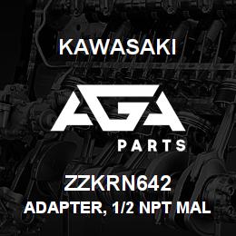 ZZKRN642 Kawasaki ADAPTER, 1/2 NPT MALE-3/4 BARB | AGA Parts