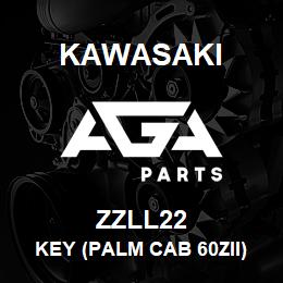 ZZLL22 Kawasaki KEY (PALM CAB 60ZII) | AGA Parts