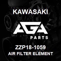 ZZP18-1059 Kawasaki AIR FILTER ELEMENT | AGA Parts