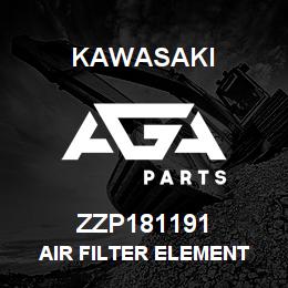 ZZP181191 Kawasaki AIR FILTER ELEMENT | AGA Parts