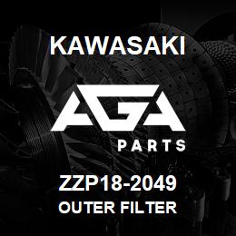 ZZP18-2049 Kawasaki OUTER FILTER | AGA Parts