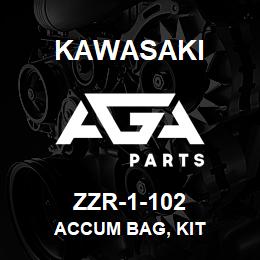 ZZR-1-102 Kawasaki ACCUM BAG, KIT | AGA Parts
