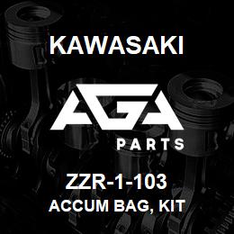 ZZR-1-103 Kawasaki ACCUM BAG, KIT | AGA Parts