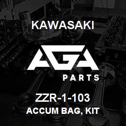 ZZR-1-103 Kawasaki ACCUM BAG, KIT | AGA Parts