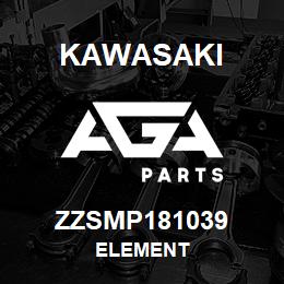 ZZSMP181039 Kawasaki ELEMENT | AGA Parts