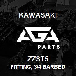 ZZST5 Kawasaki FITTING, 3/4 BARBED | AGA Parts