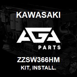 ZZSW366HM Kawasaki KIT, INSTALL. | AGA Parts