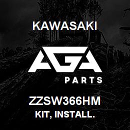 ZZSW366HM Kawasaki KIT, INSTALL. | AGA Parts