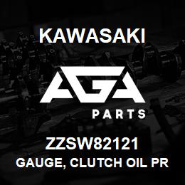 ZZSW82121 Kawasaki GAUGE, CLUTCH OIL PRESS | AGA Parts