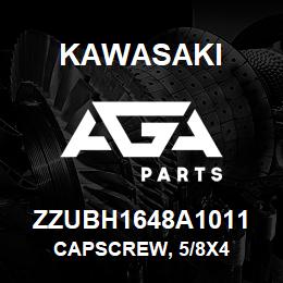 ZZUBH1648A1011 Kawasaki CAPSCREW, 5/8X4 | AGA Parts