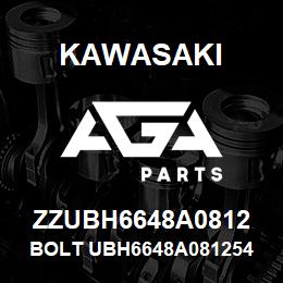 ZZUBH6648A0812 Kawasaki BOLT UBH6648A081254 | AGA Parts
