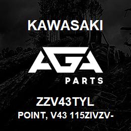 ZZV43TYL Kawasaki POINT, V43 115ZIVZV-2 | AGA Parts