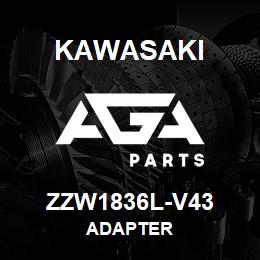 ZZW1836L-V43 Kawasaki ADAPTER | AGA Parts