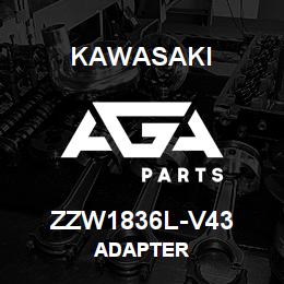 ZZW1836L-V43 Kawasaki ADAPTER | AGA Parts