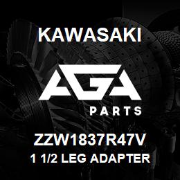 ZZW1837R47V Kawasaki 1 1/2 LEG ADAPTER | AGA Parts