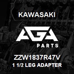 ZZW1837R47V Kawasaki 1 1/2 LEG ADAPTER | AGA Parts