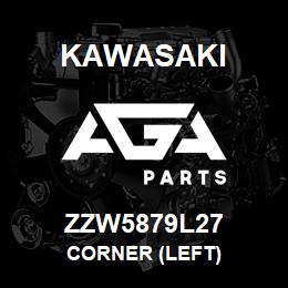 ZZW5879L27 Kawasaki CORNER (LEFT) | AGA Parts