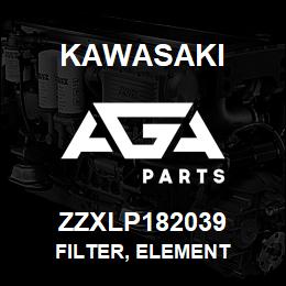 ZZXLP182039 Kawasaki FILTER, ELEMENT | AGA Parts