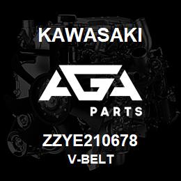 ZZYE210678 Kawasaki V-BELT | AGA Parts