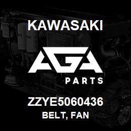 ZZYE5060436 Kawasaki BELT, FAN | AGA Parts