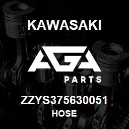 ZZYS375630051 Kawasaki HOSE | AGA Parts