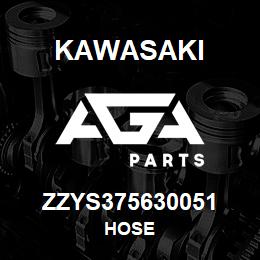 ZZYS375630051 Kawasaki HOSE | AGA Parts