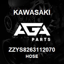 ZZYS8263112070 Kawasaki HOSE | AGA Parts