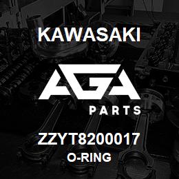 ZZYT8200017 Kawasaki O-RING | AGA Parts
